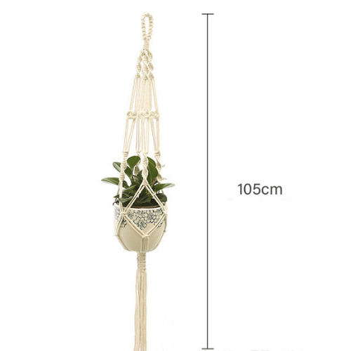 dimensions de la Suspension Macramé Pot de Fleur