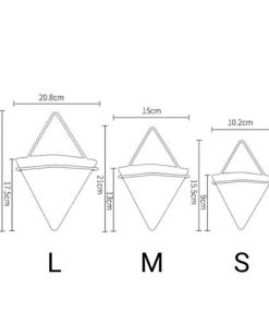 dimensions des Suspension pour Plante Murale