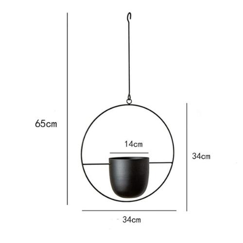 dimensions du Pot Plante Suspension rond vide