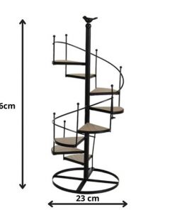 étagère escalier en colimaçon pour plantes
