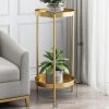 grande table pour plante avec pot de fleurs