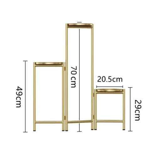 dimensions dusupport plante verte d'intérieur