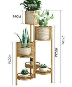 les dimensions de l'Etagere Porte Pot de Fleur