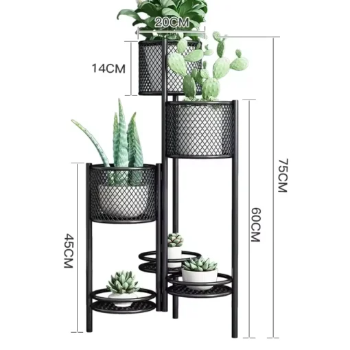 les dimensions de l'Etageres Fer