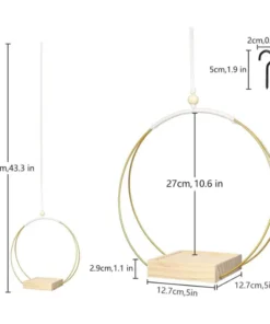 les dimensions de la Suspension pour Plante Intérieur