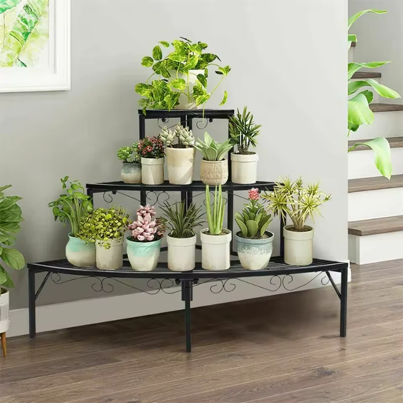Etagère d Angle Fer Forgé pour Plantes