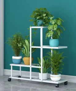 Porte Pot de Fleur a Roulette