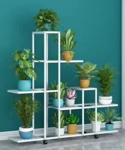 Porte Pot de Fleurs Roulette