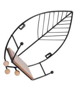 Support pour Plante Murale en forme de feuille