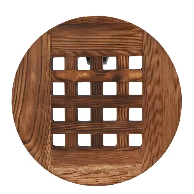 Repose Pot Roulette en bois