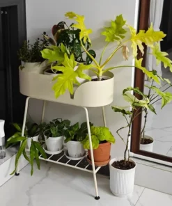 Support Pot de Fleurs Interieur à deux étages