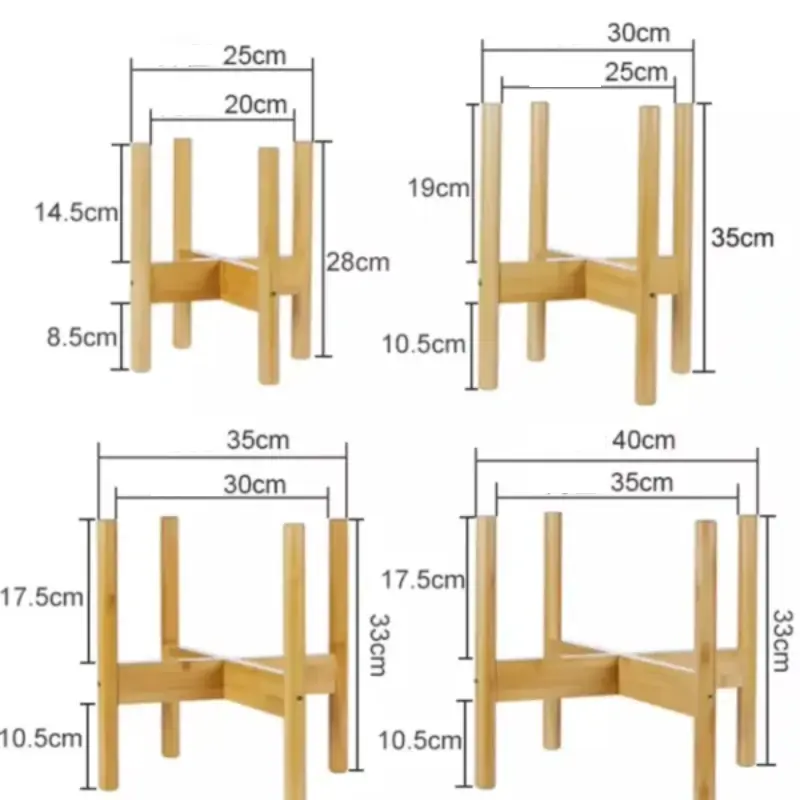 les dimensions de chaque Porte Pot de Fleur Interieur