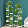Support Plantes blanc