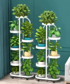 Support Plantes blanc