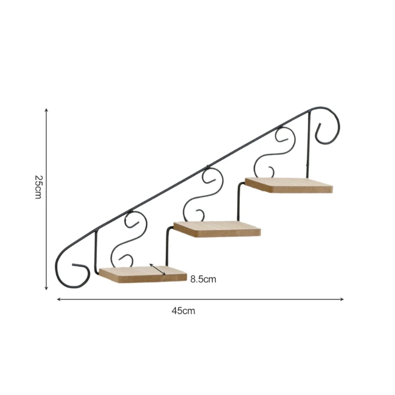Étagère Bois Escalier pour Fleurs