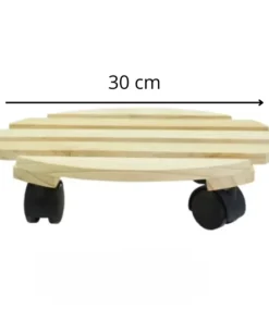 Plateau Rond à Roulette pour Plante dimensions