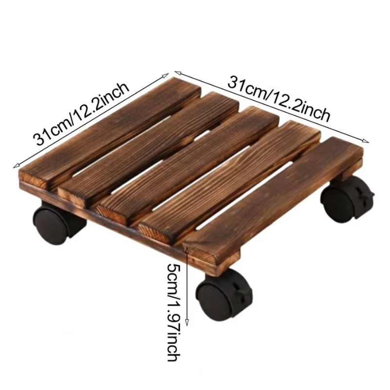Plateau Roulette pour Plante dimensions
