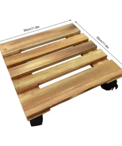 les dimensions du Support a Roulettes pour pot de Fleurs