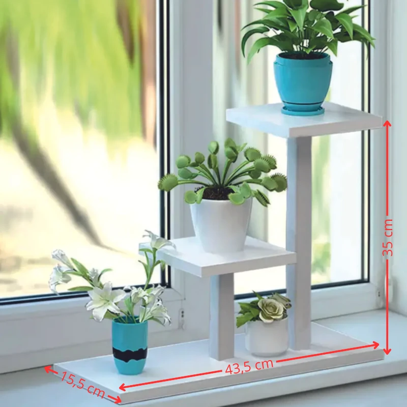 Étagère Extérieur Balcon Blanc