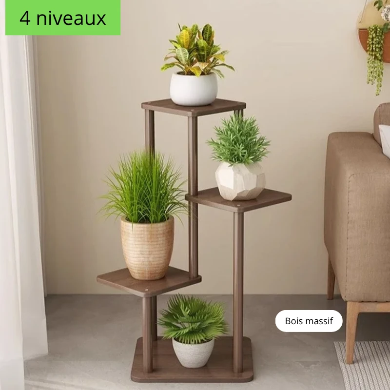 Présentoir Fleurs Bois