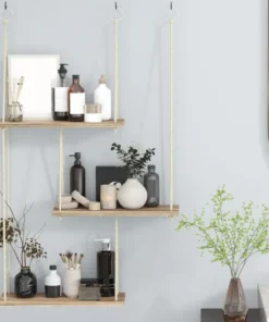 Suspension Murale pour Plantes Bois