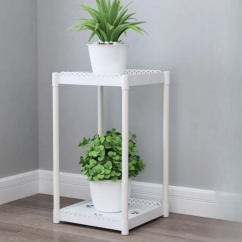 Support Pot Exterieur Blanc