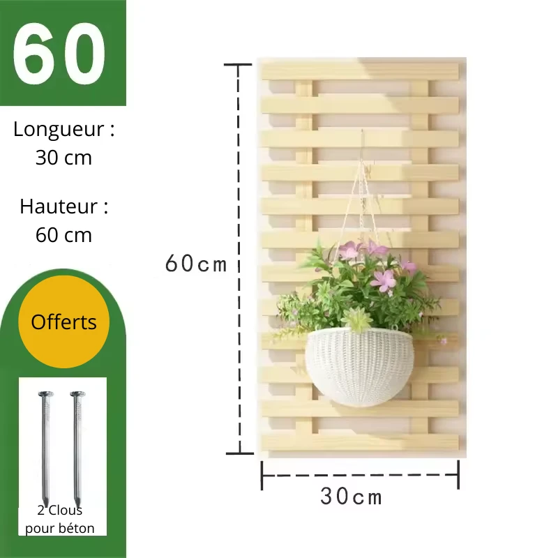 Treillis pour Plante Grimpantes hauteur 60cm
