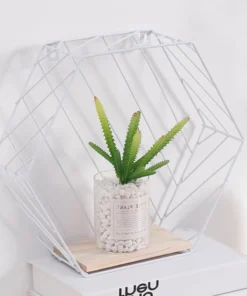 Étagère murale fer forgé ancienne pour Plantes