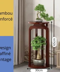 Etagere Bois Balcon 65cm