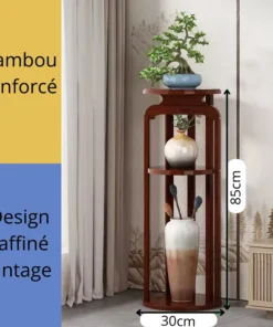 Etagere Bois Balcon 85cm