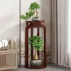 Etagere Bois Balcon Bambou