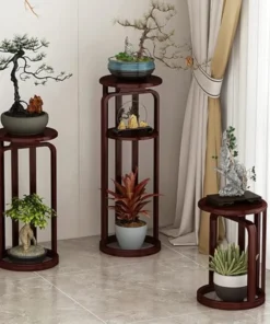 Etagere Bois Balcon Marron