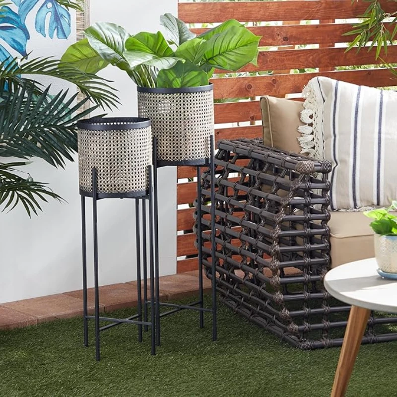 Plante Table en Rotin