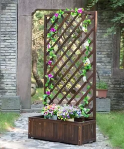 Treillage pour Plantes Grimpantes en Bois
