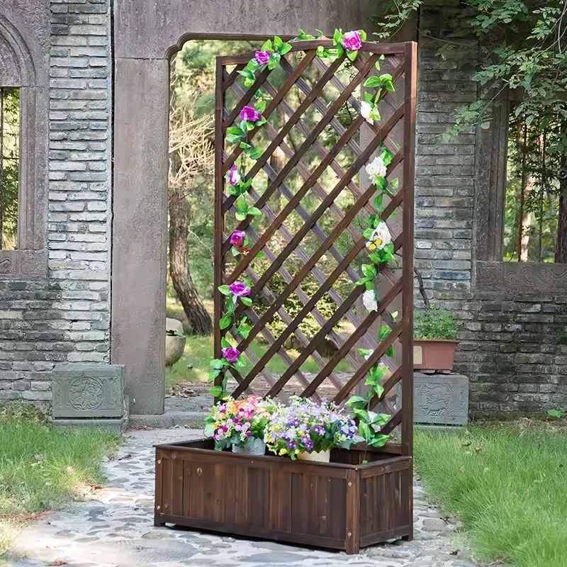 Treillage pour Plantes Grimpantes en Bois