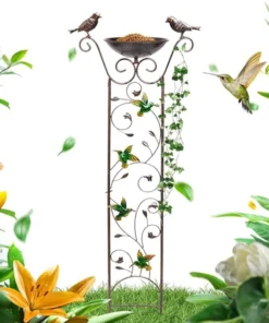 Treillis Fer Forgé pour Fleurs et Plantes Grimpantes