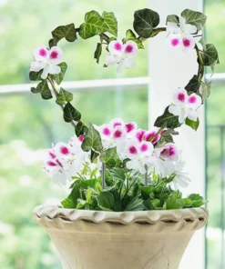 Treillis Métal pour Plantes Grimpantes Coeur