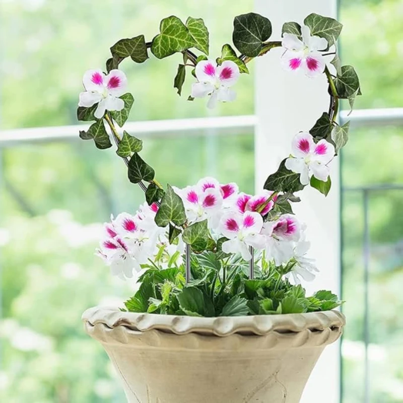 Treillis Métal pour Plantes Grimpantes Coeur