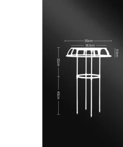 Treillis Metallique Plante Grimpante 75cm
