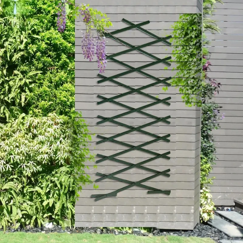Treillis Mural pour Plantes Grimpantes vert
