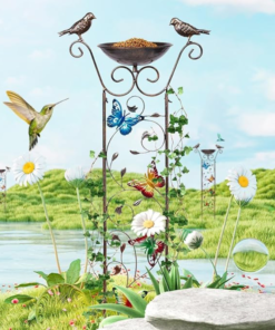 Treillis pour Plantes Doré