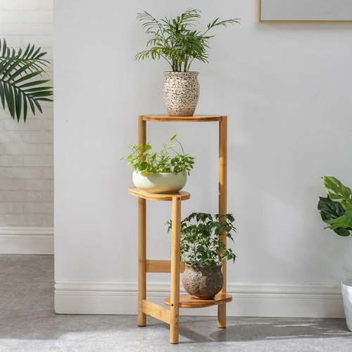 Support pour plantes en bois sur pieds pour l'intérieur